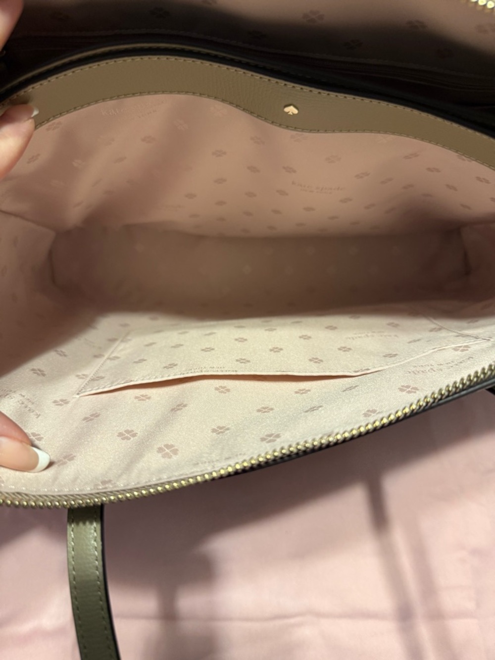 kate spade beige tote bag brand new with tags & dust bag - Picture 5 of 8